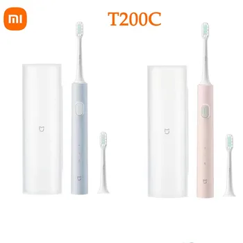 Xiaomi Mijia Sonic Elektros dantų šepetėlį T200C 0.15 mm, Minkšti Šeriai IPX7 atsparus Vandeniui Tipas-C Krovimo Sandėliavimo Dėžutės Dantų šepetukas
