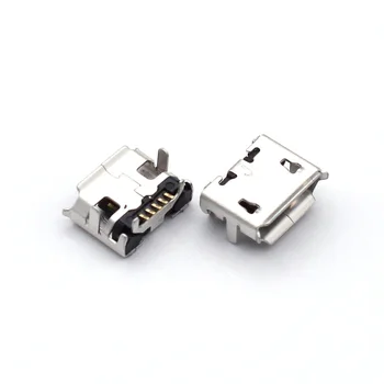 2vnt Mini Micro USB jungtis jack Įkrovimo lizdas Įkroviklio lizdą prijunkite dock moterų 5pin Už JBL Flip 2 