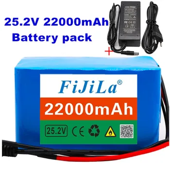 6s4p 24V 22Ah 18650 Batterie Ličio-Batterie 25,2 v 22000mAh Elektrische Fahrrad Mopedas/Elektrische/Li ion akku mit ladegerät