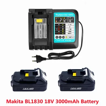 Už Makita BL1830 18V 3000mAh elektrinių įrankių baterijų keitimas BL1815 BL1840 LXT400 194204-5 194205-3 194309-1 L70