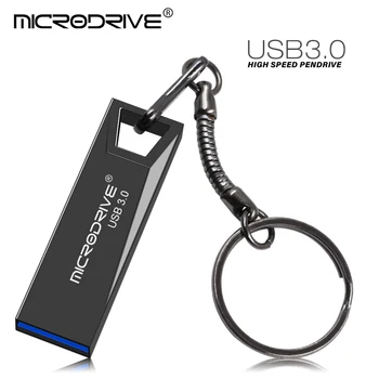 mini usb 3.0 Flash Drive, 128GB 64GB 32GB didelės spartos atminties Flash USB3.0 Klijuoti mažas u disko nemokamas pristatymas
