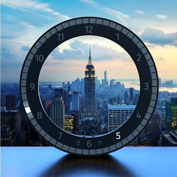 Usb Skaitmeninis LED Sieninis Laikrodis Modernus Dizainas Dvejopo Naudojimo Tamsos Skaitmeninis Apskrito Photoreceptive Laikrodžiai, Namų Apdaila