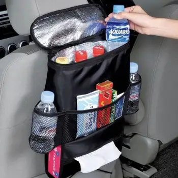 Automobilio Sėdynės atlošo Multi-Pocket Izoliacija Saugojimo Krepšys Organizatorius Naujas Multi-funkcija Ledo Kišenės Kėdė AUTO Priedai