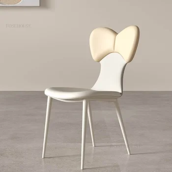 Šviesos Prabangių Namų Baldai, Valgomojo Kėdės Prancūzų Stiliaus Dizaineris Atlošas Padažu Kėdė Paprasta Restoranas, Virtuvės, Valgomojo Kėdės