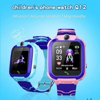 Vaikų Smart Laikrodžiai Gsm vietos nustatymo Jutiklinis Ekranas Tracker Sos Lbs Bazinės Stoties/beidou Padėties nustatymo Žiūrėti Vaikams Vaikams