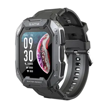 2023 Naujas C20 Smart Watch Vyrai Muzikos BT Skambučio Lauko Sporto Fitness Tracker 24H Sveikatos Stebėti Širdies ritmą, Kraujo Spaudimą Smartwatch