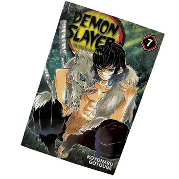 Anglų Kalba Tomas 7 Anime Demon Slayer Kimetsu Yaiba Japonija Fantazijos Mokslo Paslaptis Nežinia Manga Komiksų