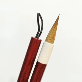 Weasel Plaukų Šepetys Pen Profesionalus Mažas Reguliariai Scenarijus Daina Huizong Kaligrafija Specialus Šepetys Kinijos Calligrafia Teptuku Pen