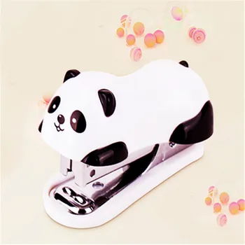 1pcs Panda animacinių filmų Mini Siūti, mokyklinės prekės, raštinė raštinės sąvaržėlės Privalomas Rišiklio
