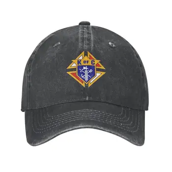 Naują Asmeninį Medvilnės Knights Of Columbus Beisbolo Kepurė Vyrams, Moterims, Reguliuojamas Tėtis Skrybėlę Lauko