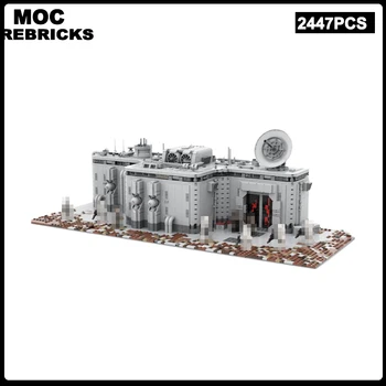 Kosmoso Karo Scena Architektūros Imperial Bunkerio SS Building Block Modelis Plytų Žaislai, Vaikų Kalėdų Dovanos