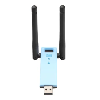 WDR603U USB WiFi Kartotuvas 300Mbps Wireless Range Extender Signalo Stiprintuvas Stiprintuvas Dual Antenos Mėlyna su Juoda