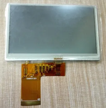 25 vnt 4.3 colių universalus LCD ekranas su touch panle 480(RGB)*272 suderinama su 40pin