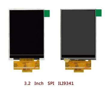 1PCS 3.2 Colių 18P SPI Serial Interface TFT LCD Ekranas Su lietimui ILI9341 Ratai IC 240*320 ARD 51 STM32