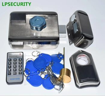 LPSECURITY baterija 10 žymas, Durų & gate lock įeigos Kontrolė, Elektroniniai integriniai RDA Durų Rim lock RDA reader domofonas