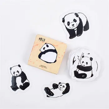 45pcs/Panda box Popieriaus Mini Lipdukas, Skirtas 
