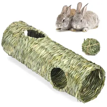 Žolės Tunelio Žaislas Lengvas, su Rutuliniais prasiskverbia pro Skylę Žiurkėno Žiurkės, jūrų Kiaulytės