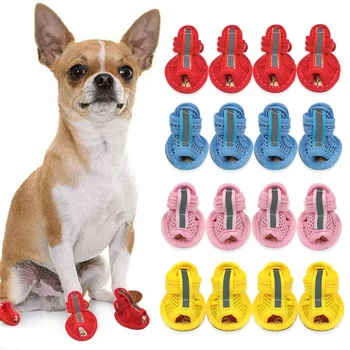 šunų akių sandalai anti-slip sportbačiai mažo dydžio šuniukas meškiukas naminių reikmenys