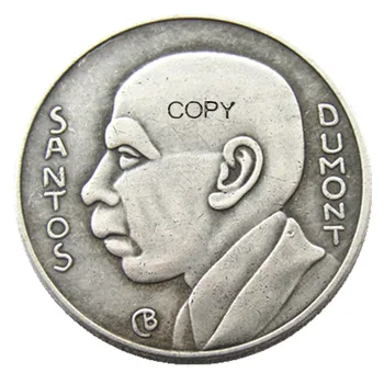 Brazilija 5000 reis, 1937 Sidabro Padengtą Nauja/Sena Spalva Kopiją Monetos