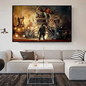 Mad Max Klasikinio Filmo Plakatas Drobė Art Print Namų Apdaila, Sienų Dažymas ( Be Rėmelio )