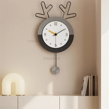 Šiaurės Metalo Sieniniai Laikrodžiai Gyvenimo Kambario Baldai Dekoratyviniai Laikrodžiai Kūrybos Didesnių Buitinių Restoranas Sienos Kabo Laikrodžiai