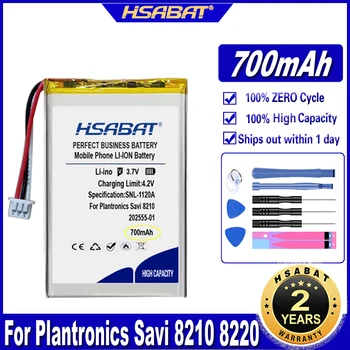 HSABAT 202555-01 700mAh Baterija Plantronics Savi 8210 8220 Ausinių, Baterijų,