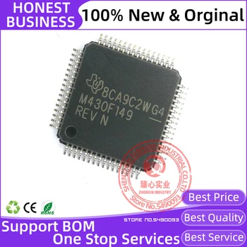 MSP430F 100% Originalus MSP430F149IPMR LQFP-64 16-bitų Mikrovaldikliai MCU 60 kB Flash 2KB RAM 12b ADC-2 USART-DN