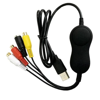 Ezcap USB2.0 Vaizdo Įrašymo Užfiksuoti Kortelės Analoginio Į Skaitmeninį USB uv-C Video Audio Grabber Konverteris, Skirtas Windows, Linux, os x, IOS