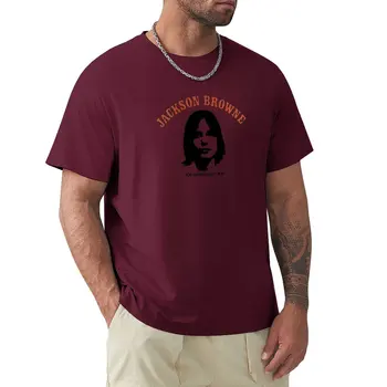 Jackson Browne Los Andželo T-Shirt Anime t-shirt užsakymą marškinėliai vyriški medvilniniai marškinėliai