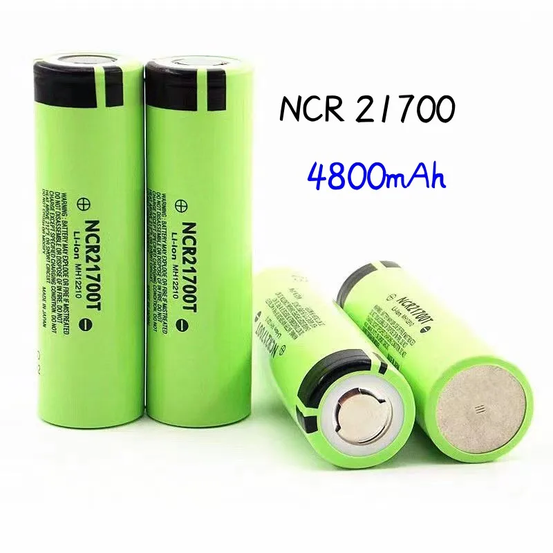 2023 NCR21700T Ličio jonų baterija 4800mAh3.7V40A naudojamas didelis procesas išlydžio galia banko ir elektrinių transporto priemonių . ' - ' . 0