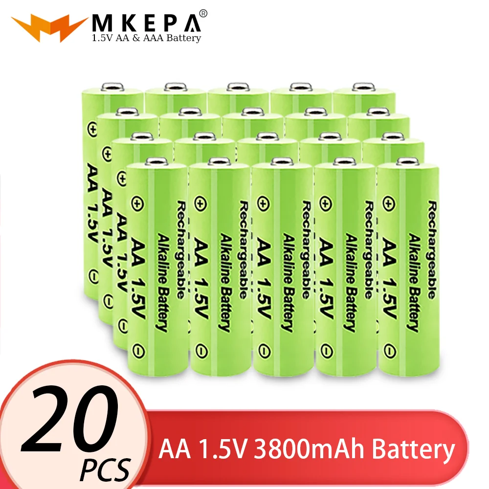 1,5 V AA 3800mAh NI-MH Baterija, dėl Fakelas Žaislai, Laikrodis, MP3 Grotuvas, Wireless Keyboard 