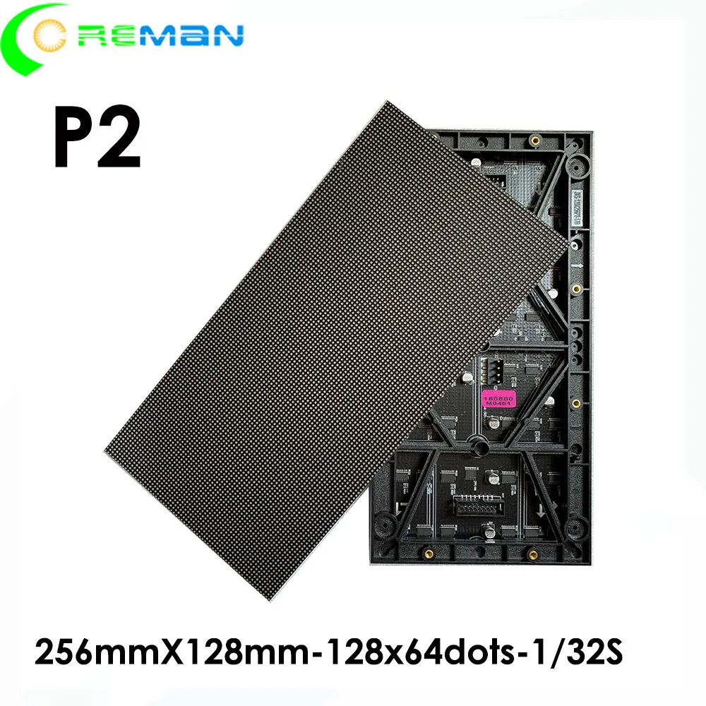 Ali express HD vaizdo siena p2 led modulis , full p2 led ekrano modulis 256 x 128mm , Shenzhen coreman led gamyklos p2 modulis . ' - ' . 1