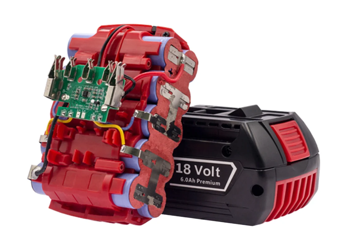TOriginal 18V įkraunama ličio-jonų baterija tinka Bosch, 4800mAh -16800mAh atsarginės baterijos, nešiojamų pakeitimo BAT609 . ' - ' . 1