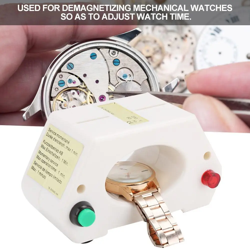 Mechaninis Laikrodis Demagnetizer Žiūrėti Demagnetizing Žiūrėti Laiko reguliuojant Watchmaker Žiūrėti Remonto Įrankių Priedai ES/JAV Plug . ' - ' . 1
