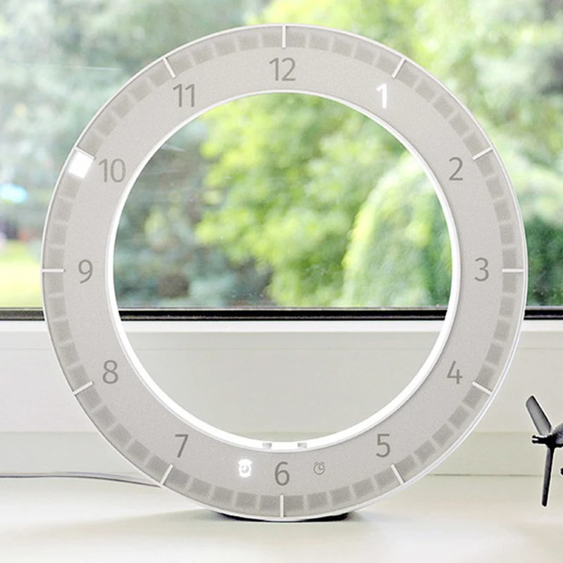Usb Skaitmeninis LED Sieninis Laikrodis Modernus Dizainas Dvejopo Naudojimo Tamsos Skaitmeninis Apskrito Photoreceptive Laikrodžiai, Namų Apdaila . ' - ' . 4