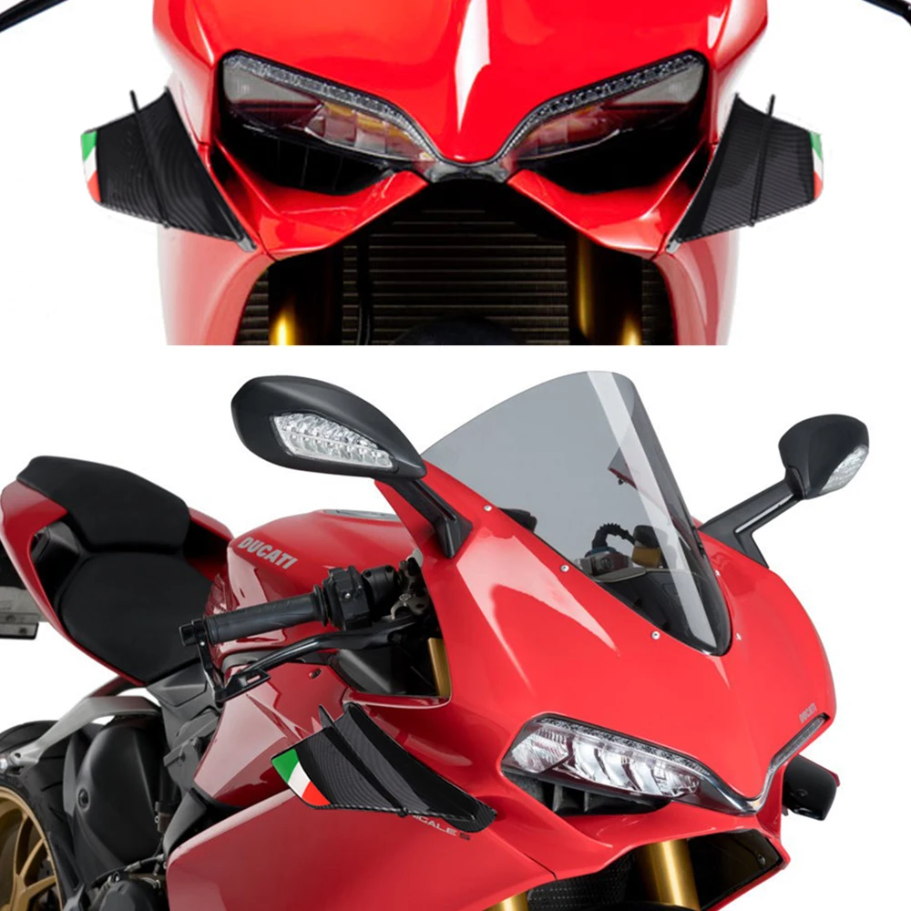 Motociklo Winglet Aerodinaminio Sparno Komplektas Yamaha FJ-09 MT-09 SP Bandomųjų 900 GT FZ-09 SR FJ09 MT09 FZ09 FZ10 Purvasargiai Priedų . ' - ' . 4