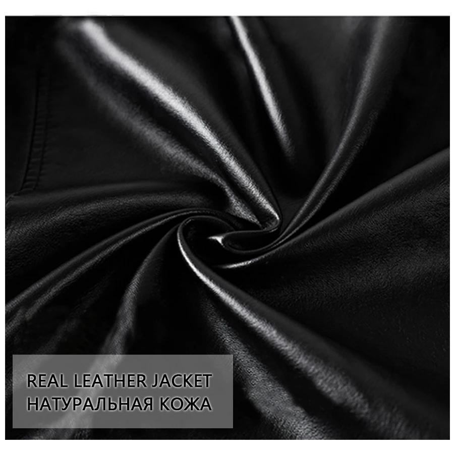 Vyrai Atsitiktinis Juodas Raštuotas Shearling Jacket Premium Avikailio Kailis Naujas Madingas, Šiltas Paltas . ' - ' . 5